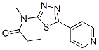 Propanamide, n-methyl-n-[5-(4-pyridinyl)-1,3,4-thiadiazol-2-yl]-(9ci) Structure,603074-76-6Structure