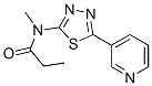 Propanamide, n-methyl-n-[5-(3-pyridinyl)-1,3,4-thiadiazol-2-yl]-(9ci) Structure,603075-75-8Structure