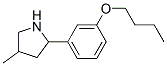 Pyrrolidine, 2-(3-butoxyphenyl)-4-methyl- (9ci) Structure,603089-76-5Structure