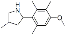 Pyrrolidine, 2-(4-methoxy-2,3,6-trimethylphenyl)-4-methyl- (9ci) Structure,603089-80-1Structure