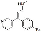 (E)-3-(4-bromophenyl)-3-(3-pyridyl)-n-methyl-2-propen-1-amine Structure,60324-58-5Structure