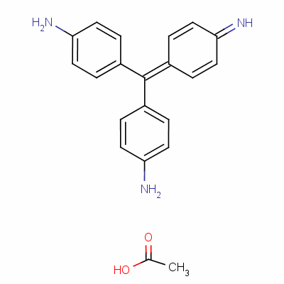 Pararosaniline acetate Structure,6035-94-5Structure