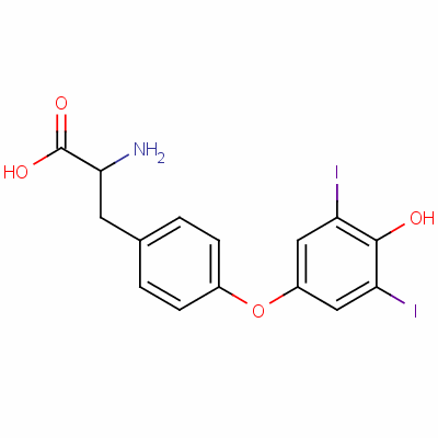 O-(4-hydroxy-3,5-diiodophenyl)-dl-tyrosine Structure,60363-25-9Structure