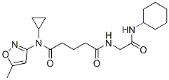 (9ci)-n-[2-(環(huán)己基氨基)-2-氧代乙基]-n-環(huán)丙基-n-(5-甲基-3-異噁唑基)-戊烷二酰胺結(jié)構(gòu)式_603945-82-0結(jié)構(gòu)式