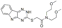 (9ci)-N,N-雙(2-甲氧基乙基)-2-(2H-1,2,4-噻嗪并[5,6-b]吲哚-3-基硫代)-乙酰胺結(jié)構(gòu)式_603945-93-3結(jié)構(gòu)式