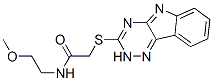 (9ci)-n-(2-甲氧基乙基)-2-(2H-1,2,4-噻嗪并[5,6-b]吲哚-3-基硫代)-乙酰胺結(jié)構(gòu)式_603945-97-7結(jié)構(gòu)式