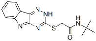 (9ci)-n-(1,1-二甲基乙基)-2-(2H-1,2,4-噻嗪并[5,6-b]吲哚-3-基硫代)-乙酰胺結(jié)構(gòu)式_603946-00-5結(jié)構(gòu)式