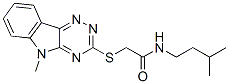 (9ci)-n-(3-甲基丁基)-2-[(5-甲基-5H-1,2,4-噻嗪并[5,6-b]吲哚-3-基)硫代]-乙酰胺結(jié)構(gòu)式_603946-16-3結(jié)構(gòu)式