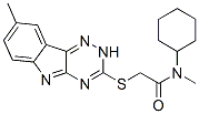 (9ci)-n-環(huán)己基-n-甲基-2-[(8-甲基-2H-1,2,4-噻嗪并[5,6-b]吲哚-3-基)硫代]-乙酰胺結(jié)構(gòu)式_603946-21-0結(jié)構(gòu)式