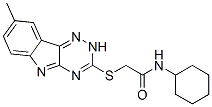 (9ci)-n-環(huán)己基-2-[(8-甲基-2H-1,2,4-噻嗪并[5,6-b]吲哚-3-基)硫代]-乙酰胺結(jié)構(gòu)式_603946-22-1結(jié)構(gòu)式