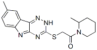 (9ci)-2-甲基-1-[[(8-甲基-2H-1,2,4-噻嗪并[5,6-b]吲哚-3-基)硫代]乙?；鵠-哌啶結(jié)構(gòu)式_603946-24-3結(jié)構(gòu)式