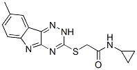 (9ci)-n-環(huán)丙基-2-[(8-甲基-2H-1,2,4-噻嗪并[5,6-b]吲哚-3-基)硫代]-乙酰胺結(jié)構(gòu)式_603946-26-5結(jié)構(gòu)式