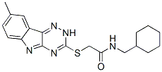 (9ci)-n-(環(huán)己基甲基)-2-[(8-甲基-2H-1,2,4-噻嗪并[5,6-b]吲哚-3-基)硫代]-乙酰胺結(jié)構(gòu)式_603946-27-6結(jié)構(gòu)式