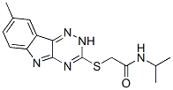 (9ci)-n-(1-甲基乙基)-2-[(8-甲基-2H-1,2,4-噻嗪并[5,6-b]吲哚-3-基)硫代]-乙酰胺結(jié)構(gòu)式_603946-33-4結(jié)構(gòu)式