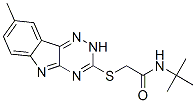 (9ci)-n-(1,1-二甲基乙基)-2-[(8-甲基-2H-1,2,4-噻嗪并[5,6-b]吲哚-3-基)硫代]-乙酰胺結(jié)構(gòu)式_603946-34-5結(jié)構(gòu)式