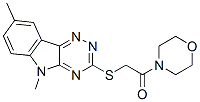 Morpholine, 4-[[(5,8-dimethyl-5h-1,2,4-triazino[5,6-b]indol-3-yl)thio]acetyl]-(9ci) Structure,603946-38-9Structure