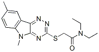 (9ci)-2-[(5,8-二甲基-5H-1,2,4-噻嗪并[5,6-b]吲哚-3-基)硫代]-N,N-二乙基-乙酰胺結(jié)構(gòu)式_603946-40-3結(jié)構(gòu)式