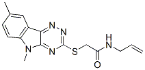 (9ci)-2-[(5,8-二甲基-5H-1,2,4-噻嗪并[5,6-b]吲哚-3-基)硫代]-n-2-丙烯基-乙酰胺結(jié)構(gòu)式_603946-41-4結(jié)構(gòu)式