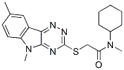 (9ci)-n-環(huán)己基-2-[(5,8-二甲基-5H-1,2,4-噻嗪并[5,6-b]吲哚-3-基)硫代]-n-甲基-乙酰胺結(jié)構(gòu)式_603946-45-8結(jié)構(gòu)式