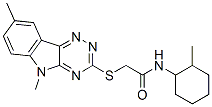 (9ci)-2-[(5,8-二甲基-5H-1,2,4-噻嗪并[5,6-b]吲哚-3-基)硫代]-n-(2-甲基環(huán)己基)-乙酰胺結(jié)構(gòu)式_603946-46-9結(jié)構(gòu)式