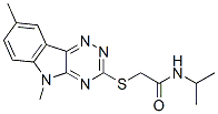 Acetamide, 2-[(5,8-dimethyl-5h-1,2,4-triazino[5,6-b]indol-3-yl)thio]-n-(1-methylethyl)-(9ci) Structure,603946-54-9Structure