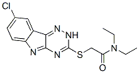 (9ci)-2-[(8-氯-2H-1,2,4-噻嗪并[5,6-b]吲哚-3-基)硫代]-N,N-二乙基-乙酰胺結(jié)構(gòu)式_603946-86-7結(jié)構(gòu)式