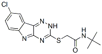 (9ci)-2-[(8-氯-2H-1,2,4-噻嗪并[5,6-b]吲哚-3-基)硫代]-n-(1,1-二甲基乙基)-乙酰胺結(jié)構(gòu)式_603946-91-4結(jié)構(gòu)式