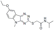 Acetamide, 2-[(8-ethoxy-5-methyl-5h-1,2,4-triazino[5,6-b]indol-3-yl)thio]-n-(1-methylethyl)-(9ci) Structure,603947-84-8Structure