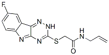 (9ci)-2-[(8-氟-2H-1,2,4-噻嗪并[5,6-b]吲哚-3-基)硫代]-n-2-丙烯基-乙酰胺結(jié)構(gòu)式_603947-91-7結(jié)構(gòu)式