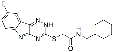 (9ci)-n-(環(huán)己基甲基)-2-[(8-氟-2H-1,2,4-噻嗪并[5,6-b]吲哚-3-基)硫代]-乙酰胺結(jié)構(gòu)式_603947-99-5結(jié)構(gòu)式