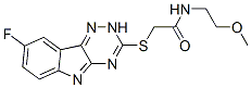 (9ci)-2-[(8-氟-2H-1,2,4-噻嗪并[5,6-b]吲哚-3-基)硫代]-n-(2-甲氧基乙基)-乙酰胺結(jié)構(gòu)式_603948-02-3結(jié)構(gòu)式