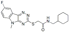 (9ci)-n-(環(huán)己基甲基)-2-[(8-氟-5-甲基-5H-1,2,4-噻嗪并[5,6-b]吲哚-3-基)硫代]-乙酰胺結(jié)構(gòu)式_603948-19-2結(jié)構(gòu)式