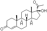 17alpha-Hydroxyprogesterone Structure,604-09-1Structure