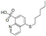 5-(己基硫代)-8-喹啉磺酸結構式_60465-77-2結構式