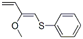 2-Methoxy-1-phenylthio-1,3-butadiene Structure,60466-66-2Structure