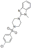 Piperazine, 1-[(4-chlorophenyl)sulfonyl]-4-(1-methyl-1h-benzimidazol-2-yl)-(9ci) Structure,604741-59-5Structure