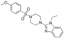 Piperazine, 1-(1-ethyl-1h-benzimidazol-2-yl)-4-[(4-methoxyphenyl)sulfonyl]-(9ci) Structure,604741-74-4Structure