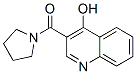 Pyrrolidine, 1-[(4-hydroxy-3-quinolinyl)carbonyl]- (9ci) Structure,604772-52-3Structure