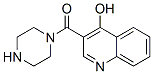 Piperazine, 1-[(4-hydroxy-3-quinolinyl)carbonyl]-(9ci) Structure,604772-60-3Structure