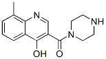 Piperazine, 1-[(4-hydroxy-8-methyl-3-quinolinyl)carbonyl]-(9ci) Structure,604773-39-9Structure