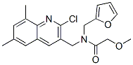 (9ci)-n-[(2-氯-6,8-二甲基-3-喹啉)甲基]-n-(2-呋喃甲基)-2-甲氧基-乙酰胺結(jié)構(gòu)式_604782-39-0結(jié)構(gòu)式