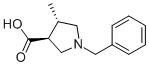 1-Benzyl-4-methylpyrrolidine-3-carboxylic acid Structure,604798-81-4Structure