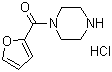 1-(2-Furanylcarbonyl)piperazine hydrochloride Structure,60548-09-6Structure