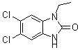 5,6-Dichloro-1-ethyl-1,3-dihydro-2H-benzimidazol-2-one Structure,60563-36-2Structure