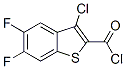 3-Chloro-5,6-difluoro-1-benzothiophene-2-carbonyl chloride Structure,605658-32-0Structure