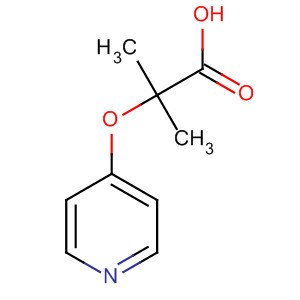 2-Methyl-2-(4-pyridinyloxy)propanoic acid Structure,605680-47-5Structure