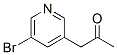 2-Propanone, 1-(5-bromo-3-pyridinyl)- Structure,605681-06-9Structure