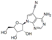 4-Amino-5-cyano-7-(beta-d-ribofuranosyl)pyrrolo[2,3-d]pyrimidine Structure,606-58-6Structure