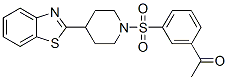 Piperidine, 1-[(3-acetylphenyl)sulfonyl]-4-(2-benzothiazolyl)-(9ci) Structure,606082-26-2Structure