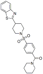 Piperidine, 1-[4-[[4-(2-benzothiazolyl)-1-piperidinyl]sulfonyl]benzoyl]-(9ci) Structure,606083-18-5Structure